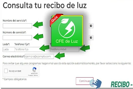 CFE Recibo de Luz App Guia