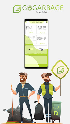 Android application GoGarbage Collector screenshort