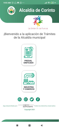Trami App Corinto Screen 2