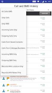Message and Call Tracker Screenshot