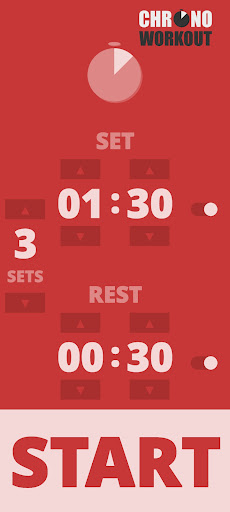 Android application Chrono Workout screenshort