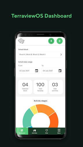 Android application TerraviewOS screenshort