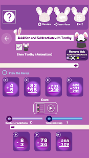 Additions and subtractions with Toothy Screenshot
