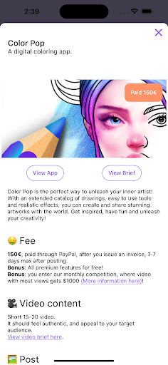 Ramdam - Make videos, get paid Screen 3