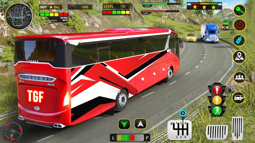 Driver ekstrim jalan raya Bus 10.3 APK + Mod (Unlimited money) untuk android