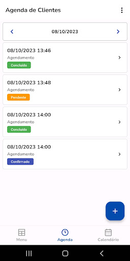 Agenda de Clientes e Serviços Screen 3