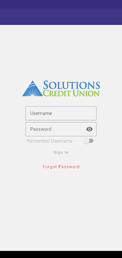 Android application Solutions Credit Union screenshort