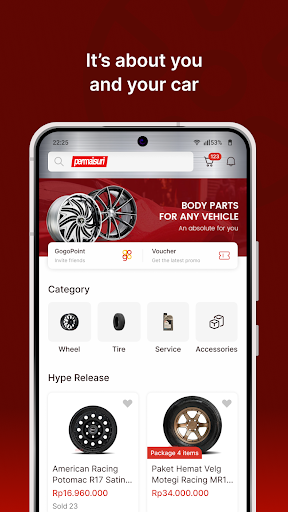 Android application Permaisuri screenshort