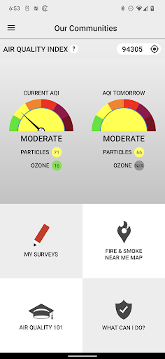 Android application Our Communities screenshort