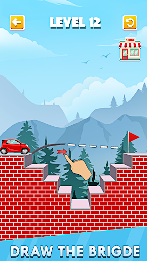 Android application Draw Line Pass screenshort