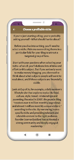 How to Make Money Blogging Screen 2