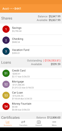 Atlantic City FCU Screen 2