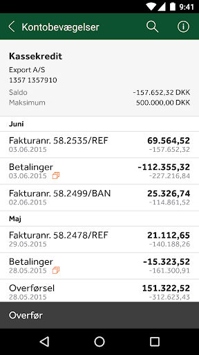 Jyske Mobilbank Erhverv Screen 2