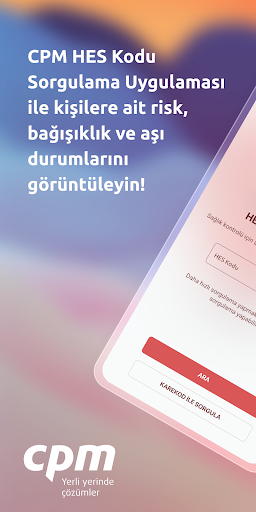 Android application HES Sorgulama screenshort