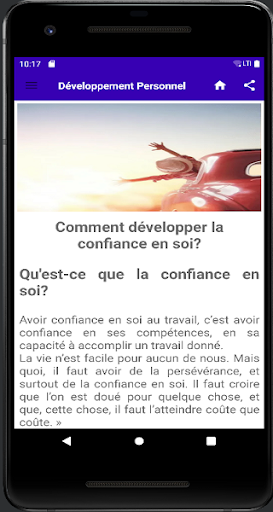 Personal Development Screen 2