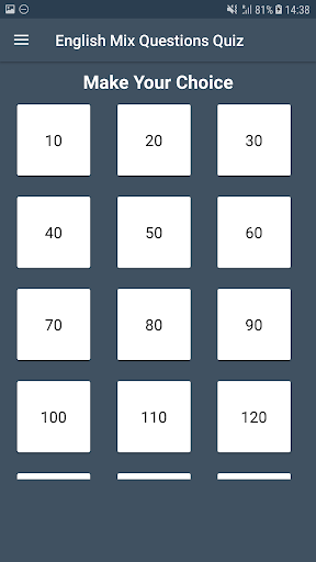 English Mix Questions Quiz