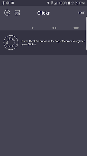 Android application Clickr App screenshort