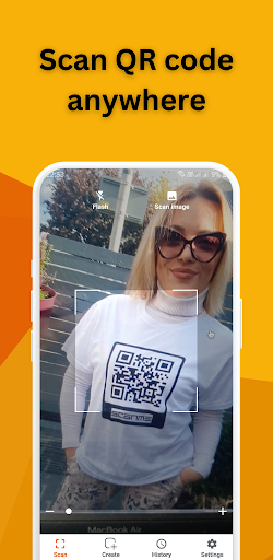 Android application QR Scanner and Creator screenshort