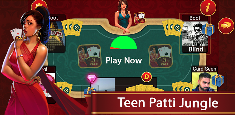 Teen Patti Jungle : 3 Patti & Rummy & Poker