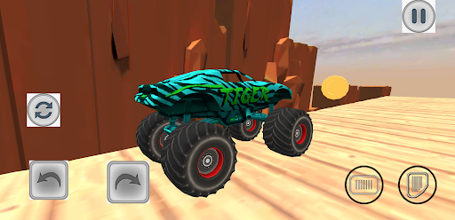 Android application Monster Car Stunt Master 3D screenshort