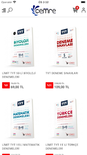 Android application Cemre Kırtasiye screenshort
