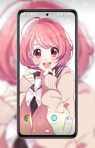 Anime School Girl Wallpaper HD