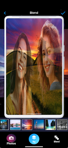 Android application Photo Blender: Mix Photos screenshort