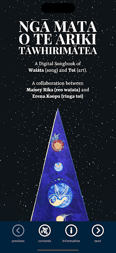 Android application Ngā Mata o Tāwhirimātea screenshort