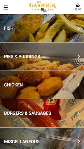Android application Garioch Fish Bar screenshort