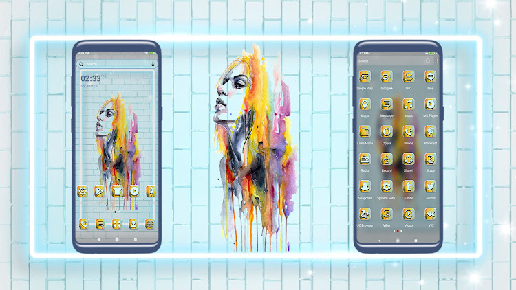 Girl Wall Painting Theme - 3.1 - (Android)