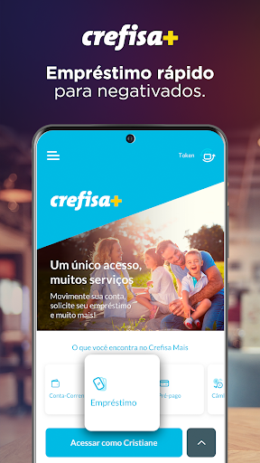 Android application Crefisa +: Empréstimos online screenshort
