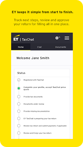 EY TaxChat Screen 3