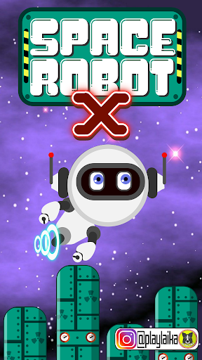 Android application space robot x screenshort