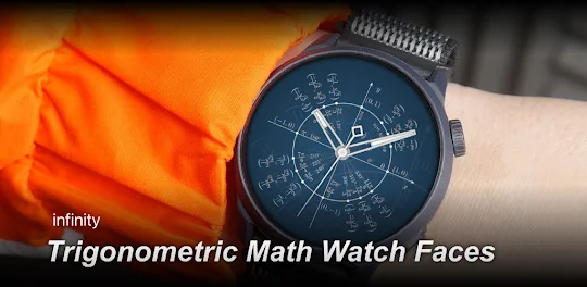 Trigonometric Math Watch Faces