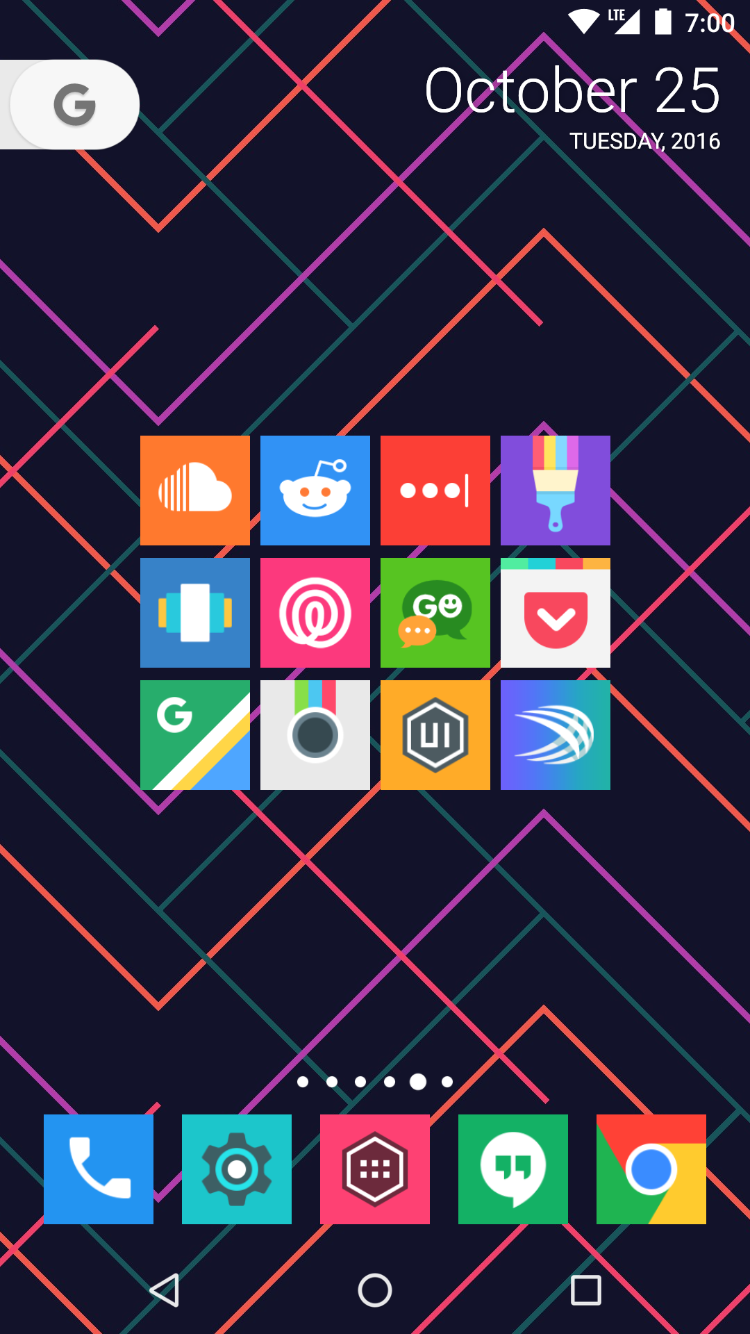 Android application Minimal UI - Icon Pack screenshort