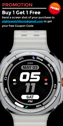 Night 96 - watch face screenshot 10