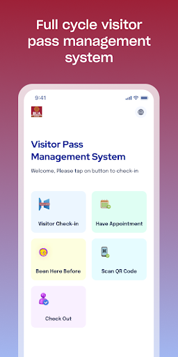 Android application GatePass Kiosk - BUA Estate screenshort