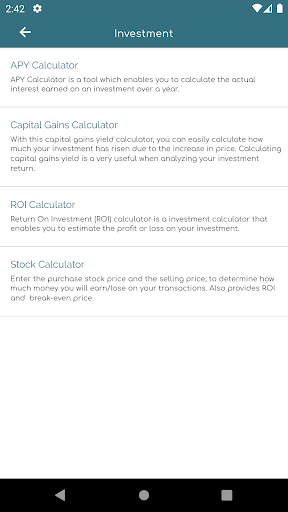 ROI Profit Gains Calculator