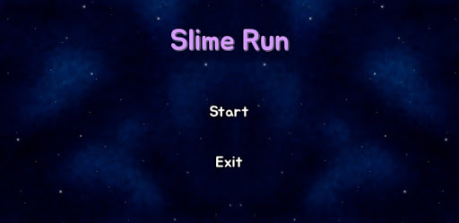Android application SlimeRun screenshort