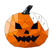 Halloween Poly Art Color Puzz app icon