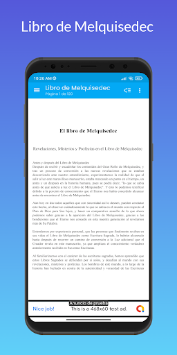 Android application Libro de Melquisedec español screenshort