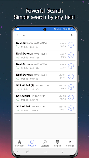 Phone Dialer: Contacts & Calls Screen 3
