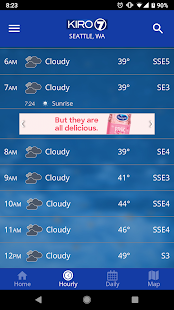 KIRO 7 PinPoint Weather App Screenshot