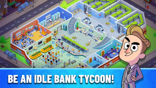 Idle Bank Tycoon Mod APK 1.7.0 (Unlimited money and gems) Gallery 8