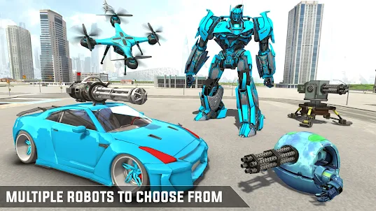 Transforming Robot Car Game 3D