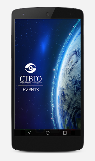 Android application CTBTO Events screenshort