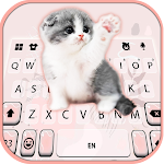 Cover Image of Download Cutie Kitty Keyboard Backgroun  APK