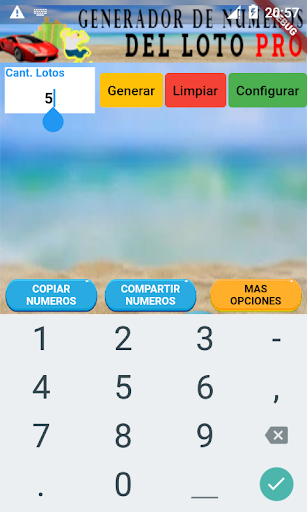 Generador Numeros del Loto PRO Screen 3