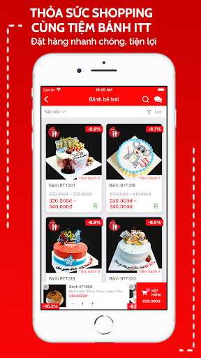 Tiembanhitt - Đặt bánh online Screen 3