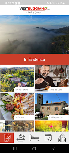 Android application VisitBuggiano screenshort